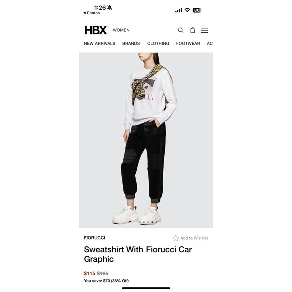 💘SALE💘Fiorucci Car Sweatshirt - Picture 8 of 8